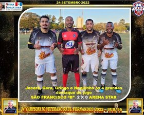 24º CAMPEONATO VETERANOS RAUL FERNANDES 2022