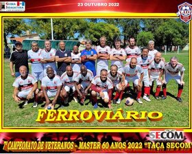 7º CAMPEONATO VETERANO - MASTER 60 ANOS - 2022 - TAÇA SECOM