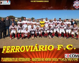 7º CAMPEONATO VETERANO - MASTER 60 ANOS - 2022 - TAÇA SECOM