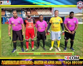 7º CAMPEONATO VETERANO - MASTER 60 ANOS - 2022 - TAÇA SECOM