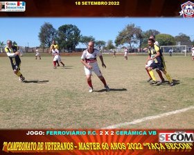 7º CAMPEONATO VETERANO - MASTER 60 ANOS - 2022 - TAÇA SECOM