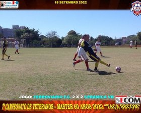 7º CAMPEONATO VETERANO - MASTER 60 ANOS - 2022 - TAÇA SECOM