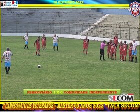 7º CAMPEONATO VETERANO - MASTER 60 ANOS - 2022 - TAÇA SECOM