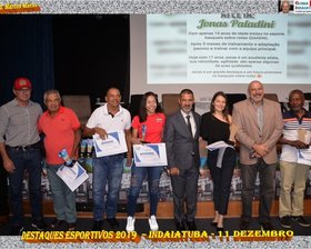 HOMENAGEM AOS DESTAQUES ESPORTIVOS DE 2019