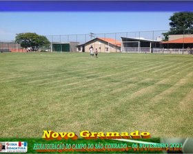 REINAUGURAÇÃO DO CAMPO SÃO CONRADO