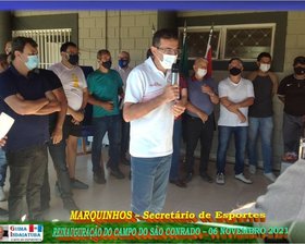 REINAUGURAÇÃO DO CAMPO SÃO CONRADO