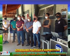 REINAUGURAÇÃO DO CAMPO SÃO CONRADO